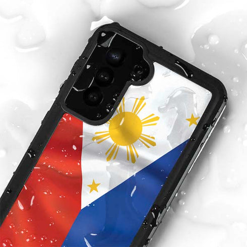 Philippines Flag Galaxy S23 Plus Waterproof Case