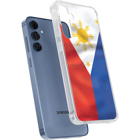 Philippines Flag Galaxy S24 Clear Case