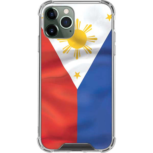 Philippines Flag iPhone 12 Pro Clear Case