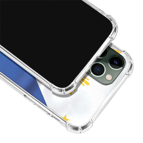 Philippines Flag iPhone 12 Pro Clear Case