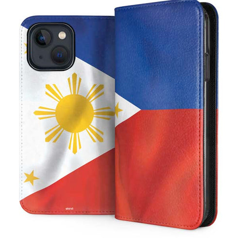 Philippines Flag iPhone 15 Plus Folio Case