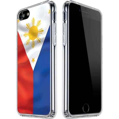 Philippines Flag iPhone SE (2nd & 3rd Gen) Clear Case