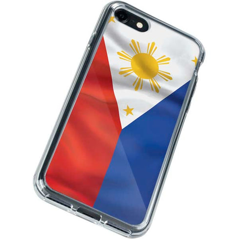 Philippines Flag iPhone SE (2nd & 3rd Gen) Clear Case