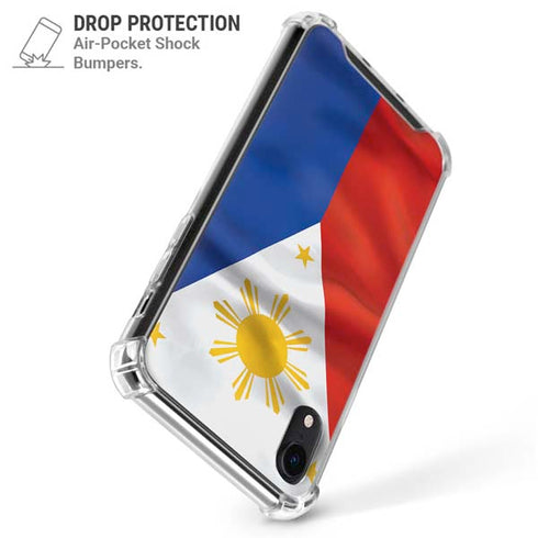 Philippines Flag iPhone XR Clear Case