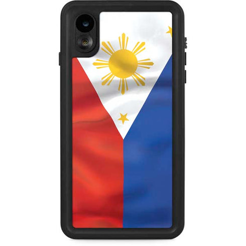 Philippines Flag iPhone XR Waterproof Case