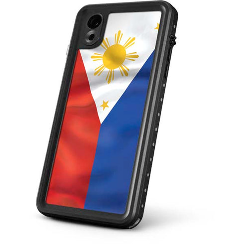 Philippines Flag iPhone XR Waterproof Case