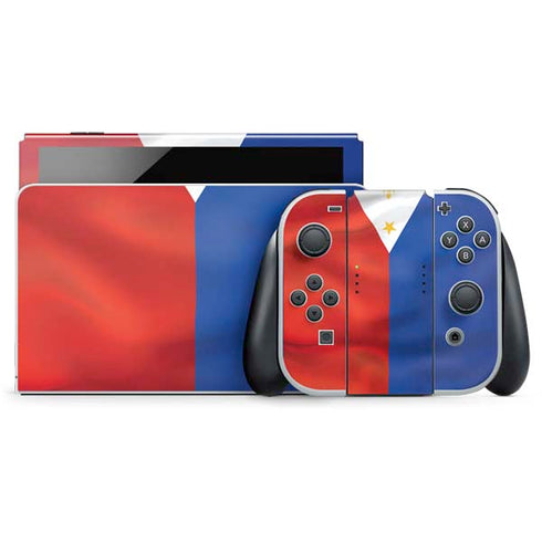 Philippines Flag Nintendo Switch OLED (2021) Skin