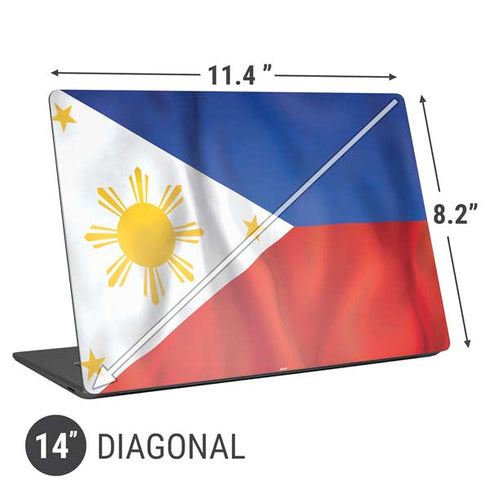Philippines Flag Universal Laptop 14in (11.4 x 8.2in) Skin