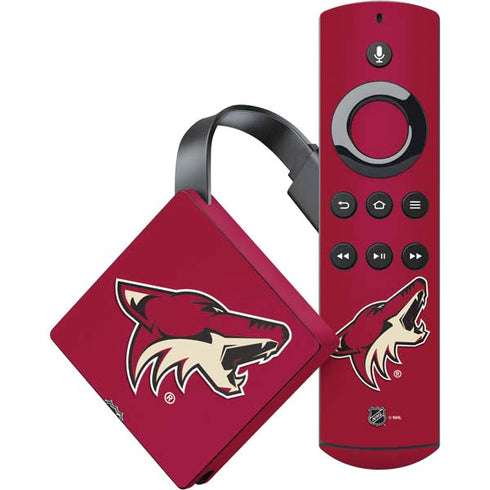 NHL Arizona Coyotes Solid Background Amazon Fire TV Skin