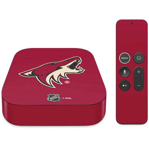 NHL Arizona Coyotes Solid Background Apple TV Skin