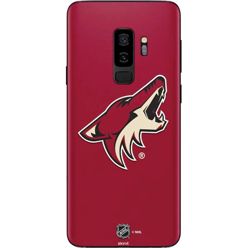 NHL Arizona Coyotes Solid Background Galaxy S9 Plus Skin