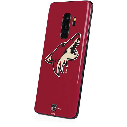 NHL Arizona Coyotes Solid Background Galaxy S9 Plus Skin