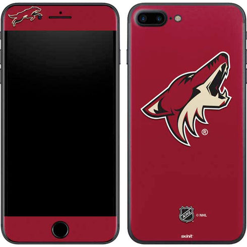 NHL Arizona Coyotes Solid Background iPhone 8 Plus Skin