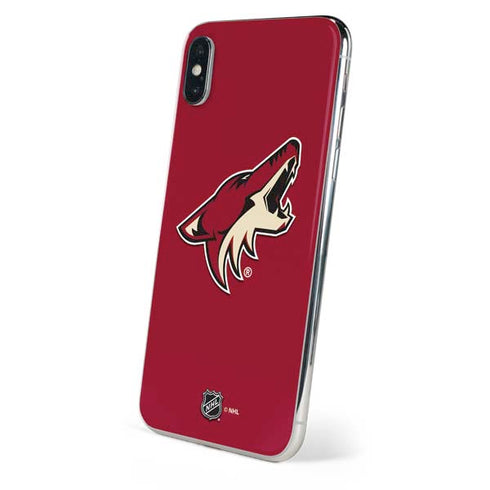 NHL Arizona Coyotes Solid Background iPhone X Skin