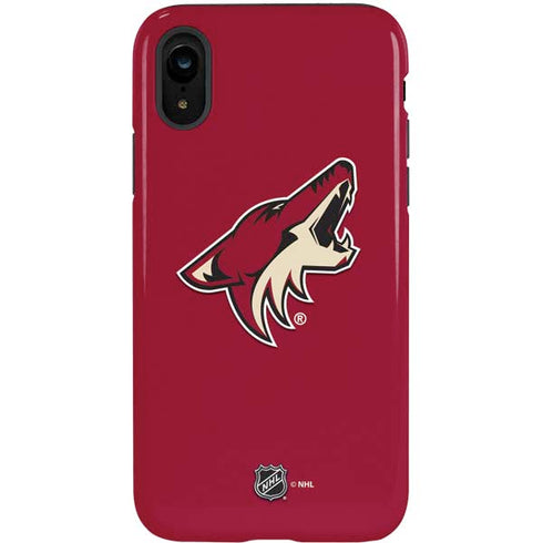 NHL Arizona Coyotes Solid Background iPhone XR Pro Case