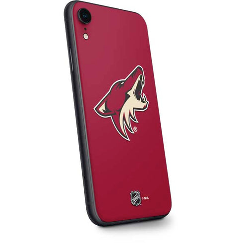 NHL Arizona Coyotes Solid Background iPhone XR Skin