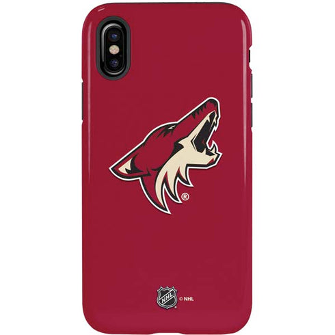 NHL Arizona Coyotes Solid Background iPhone XS Pro Case
