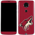 NHL Arizona Coyotes Solid Background Moto E5 Plus Skin