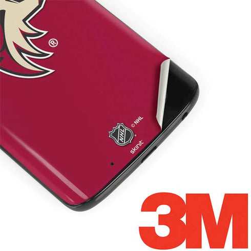NHL Arizona Coyotes Solid Background Moto G6 Skin