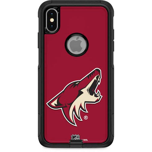 NHL Arizona Coyotes Solid Background Otterbox Commuter iPhone Skin