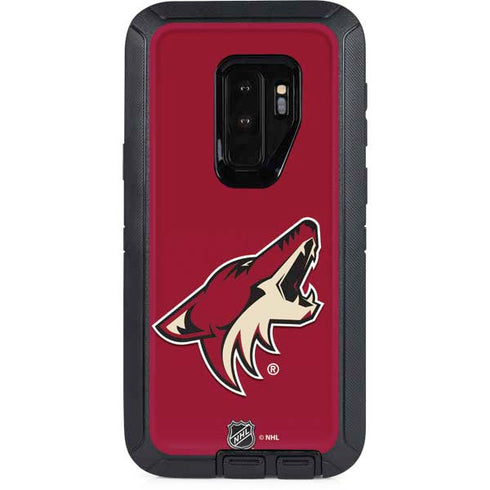 NHL Arizona Coyotes Solid Background Otterbox Defender Galaxy Skin