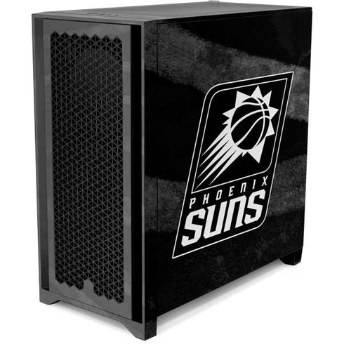 NBA Phoenix Suns Black Animal Print Corsair 4000D Tempered Glass Mid-Tower ATX Case Skin