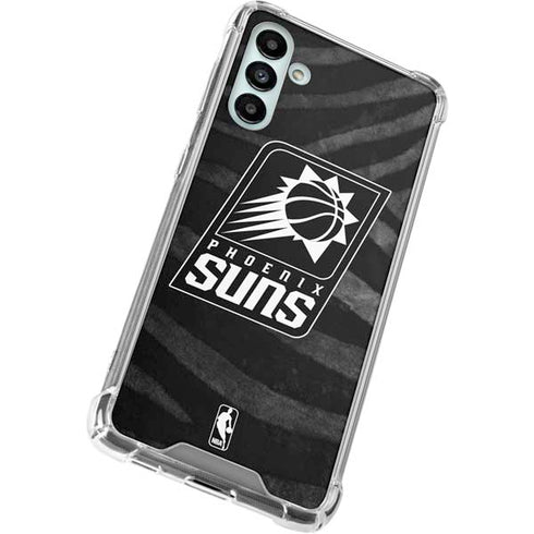 NBA Phoenix Suns Black Animal Print Galaxy A13 5G Clear Case