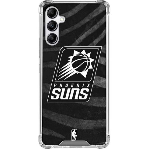 NBA Phoenix Suns Black Animal Print Galaxy A14 5G Clear Case