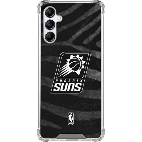 NBA Phoenix Suns Black Animal Print Galaxy A15 5G Clear Case