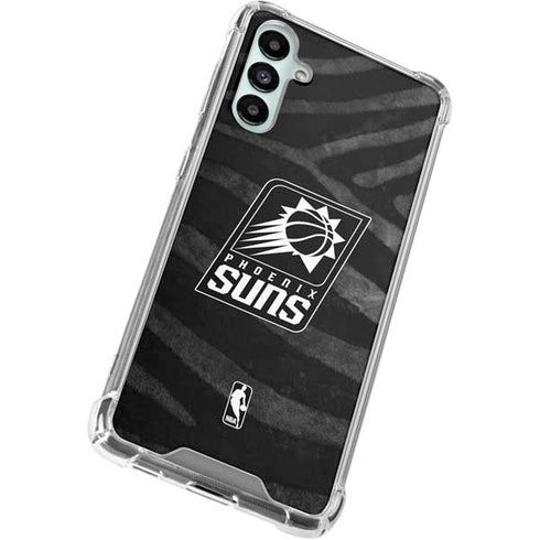 NBA Phoenix Suns Black Animal Print Galaxy A15 5G Clear Case