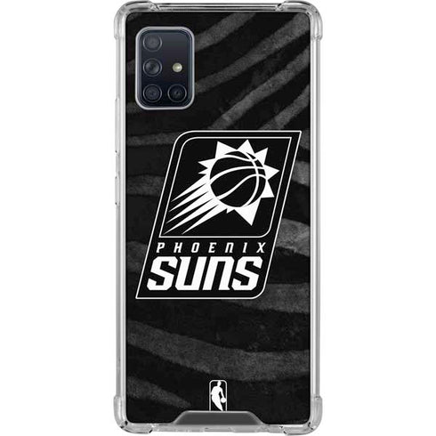 NBA Phoenix Suns Black Animal Print Galaxy A51 5G Clear Case