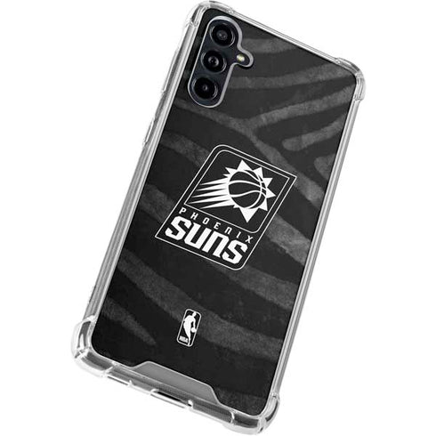 NBA Phoenix Suns Black Animal Print Galaxy A54 5G Clear Case