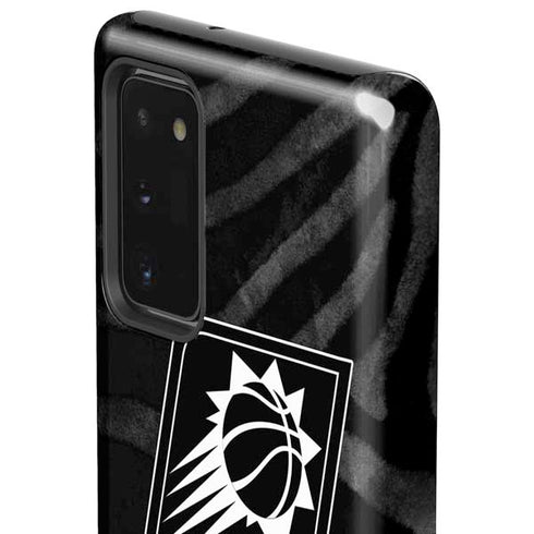 NBA Phoenix Suns Black Animal Print Galaxy Note20 5G Pro Case