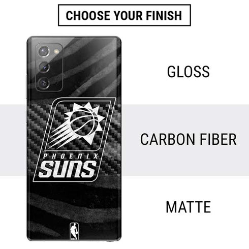 NBA Phoenix Suns Black Animal Print Galaxy Note20 5G Skin