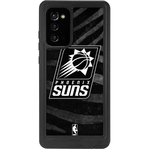 NBA Phoenix Suns Black Animal Print Galaxy Note20 5G Waterproof Case