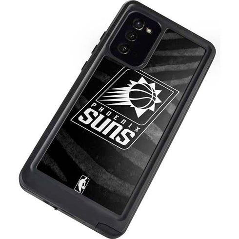 NBA Phoenix Suns Black Animal Print Galaxy Note20 5G Waterproof Case