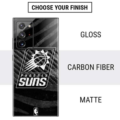 NBA Phoenix Suns Black Animal Print Galaxy Note20 Ultra 5G Skin
