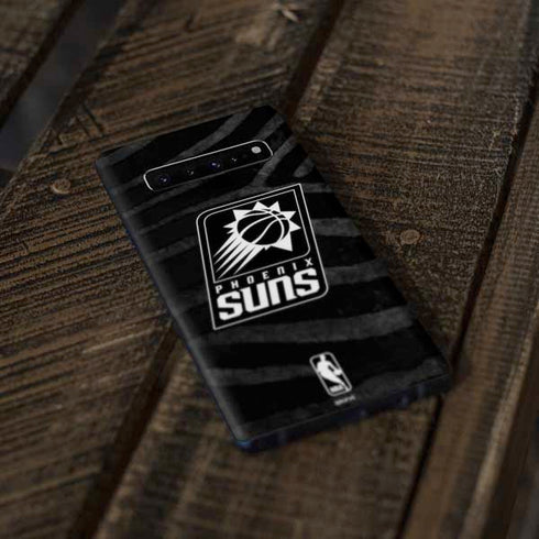 NBA Phoenix Suns Black Animal Print Galaxy S10 Plus Skin