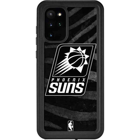 NBA Phoenix Suns Black Animal Print Galaxy S20 Plus Waterproof Case