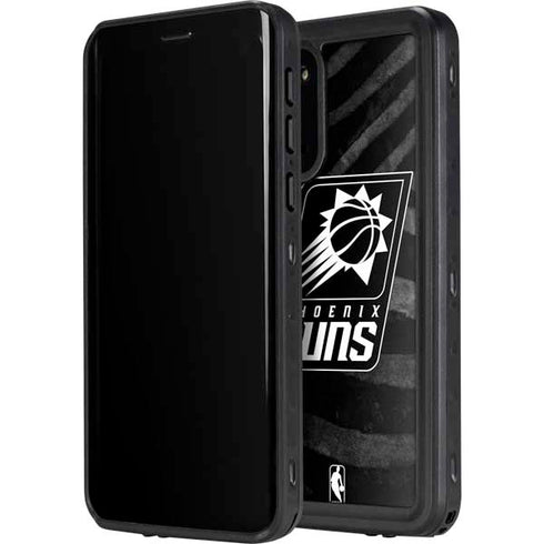 NBA Phoenix Suns Black Animal Print Galaxy S20 Plus Waterproof Case