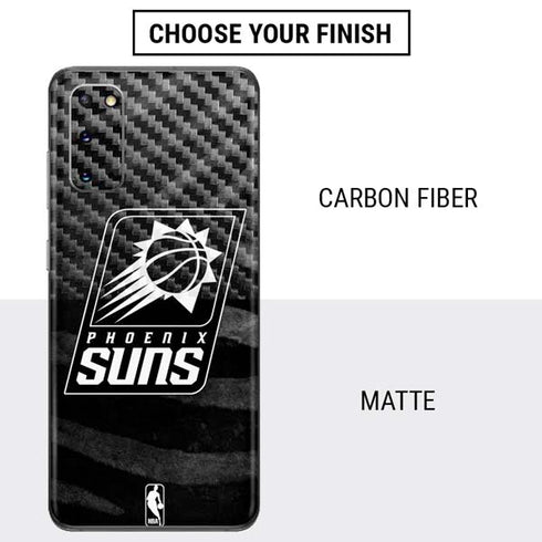 NBA Phoenix Suns Black Animal Print Galaxy S20 Skin