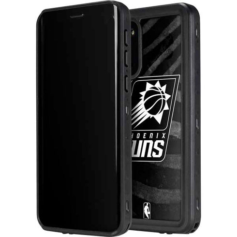 NBA Phoenix Suns Black Animal Print Galaxy S20 Waterproof Case