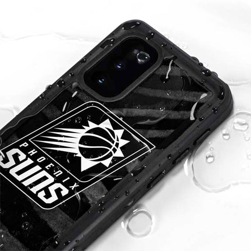 NBA Phoenix Suns Black Animal Print Galaxy S20 Waterproof Case
