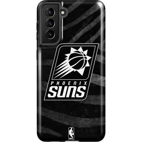 NBA Phoenix Suns Black Animal Print Galaxy S21 Plus 5G Pro Case
