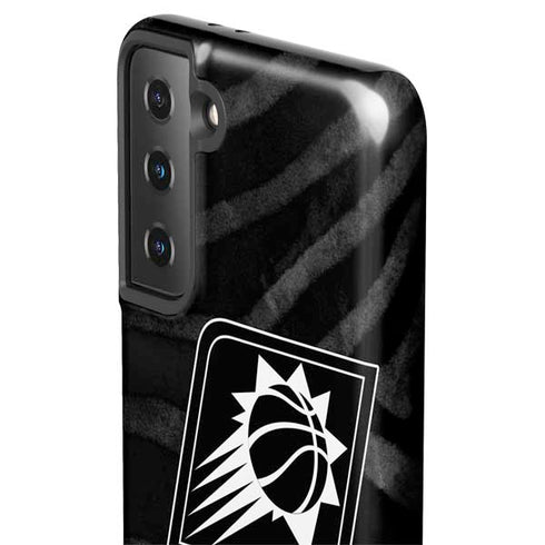 NBA Phoenix Suns Black Animal Print Galaxy S21 Plus 5G Pro Case