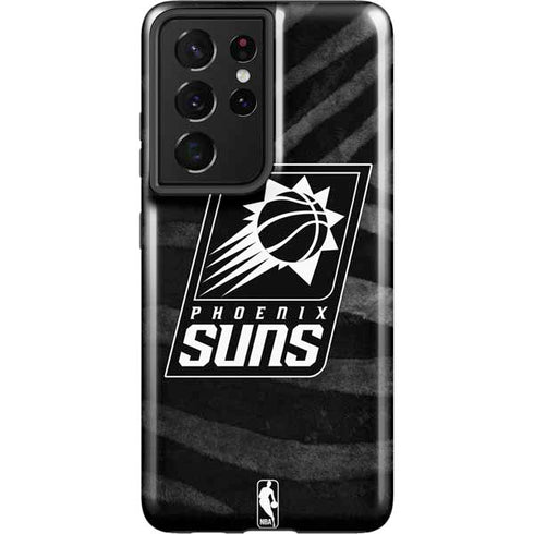 NBA Phoenix Suns Black Animal Print Galaxy S21 Ultra 5G Pro Case