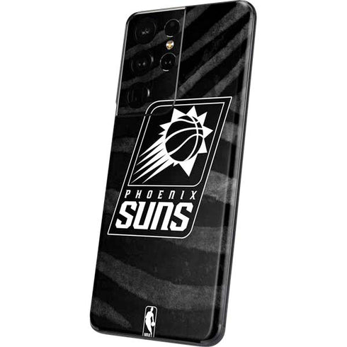 NBA Phoenix Suns Black Animal Print Galaxy S21 Ultra 5G Skin