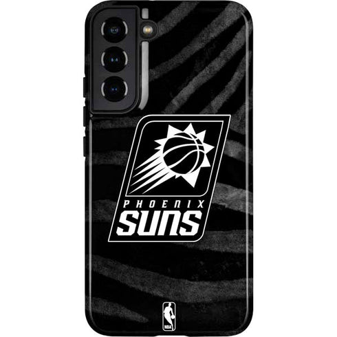 NBA Phoenix Suns Black Animal Print Galaxy S22 Plus Pro Case