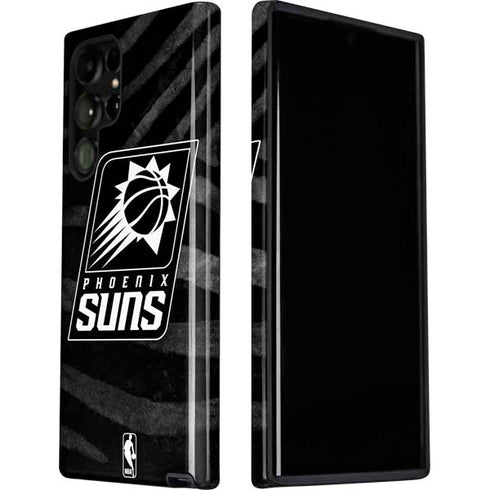NBA Phoenix Suns Black Animal Print Galaxy S22 Ultra Pro Case