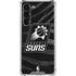 NBA Phoenix Suns Black Animal Print Galaxy S23 Plus Clear Case